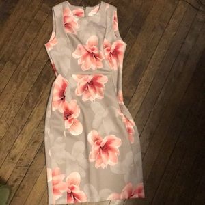 Calvin Klein Slimming Floral Dress